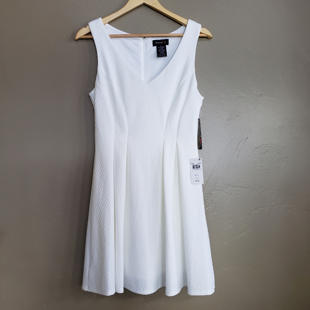Teeze Me White Skater Dress - Picture 8 of 12